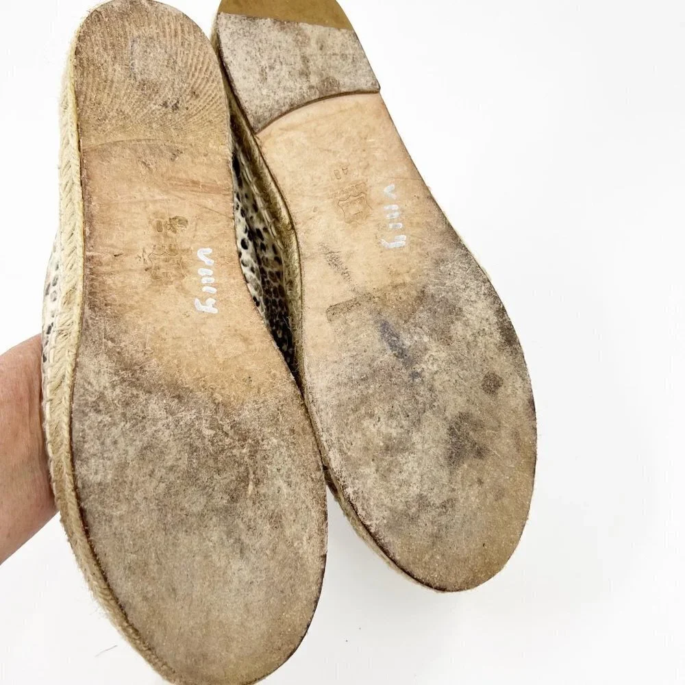 ✅ Elyse‎ Walker Flats Blair Espadrille Snake Slip On SIZE 40